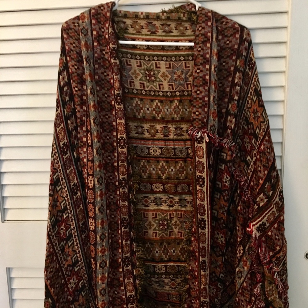 Free People Woven Kimono